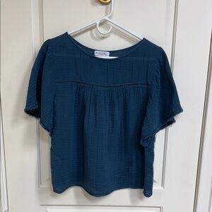 Michael Stars Blue Blouse